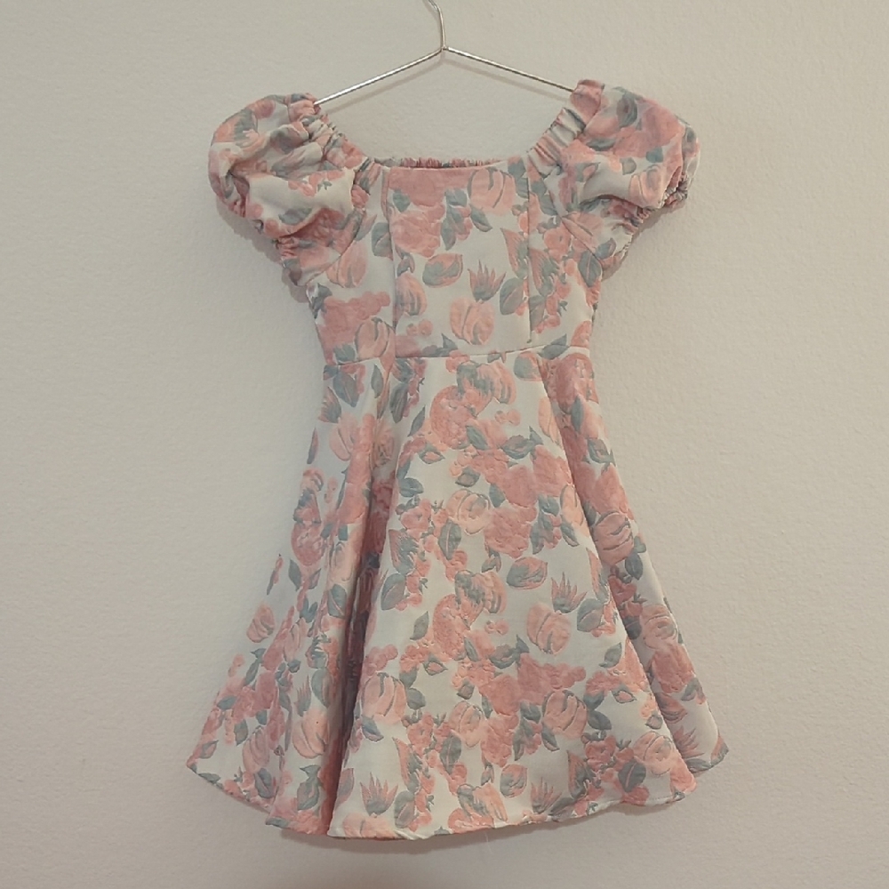 Ivy City Girls Mommy+ Me Floral Pink and Dress